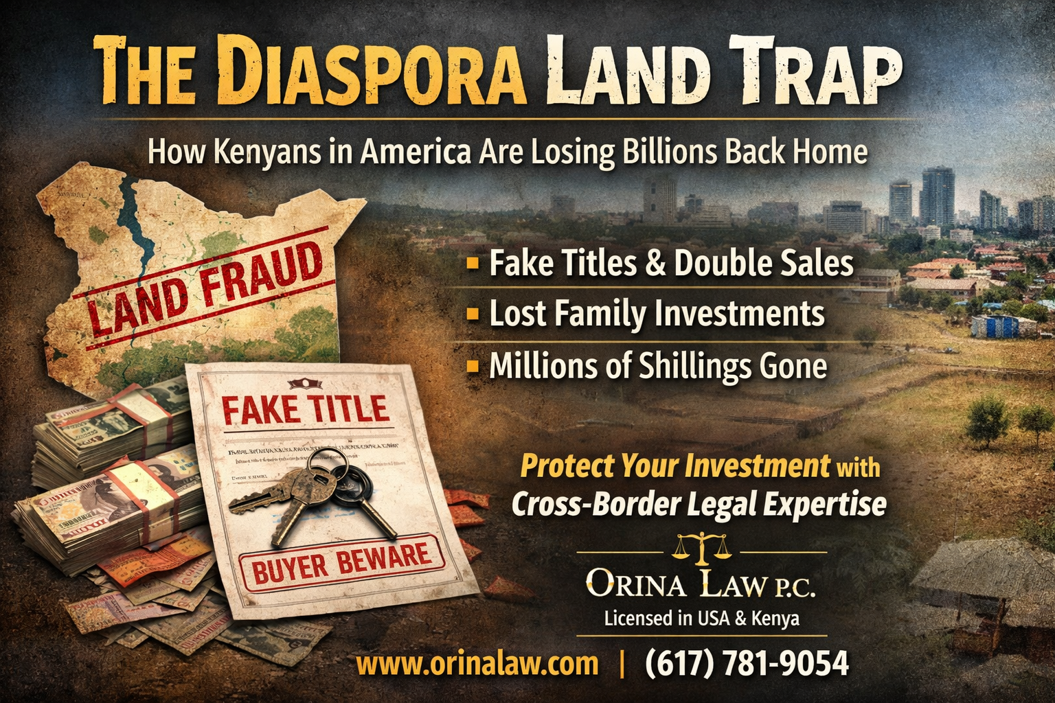 The Diaspora Land Trap: How Kenyans in America Are Losing Billions Back Home